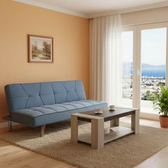 Φοιτητικό πακέτο επίπλων σαλονιού Atmos pakoworld σετ 2τεμ