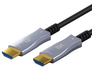 GOOBAY καλώδιο HDMI 2.1 65559 με Ethernet, AOC, 8K/60Hz, 48 Gbps, 20m, μαύρο