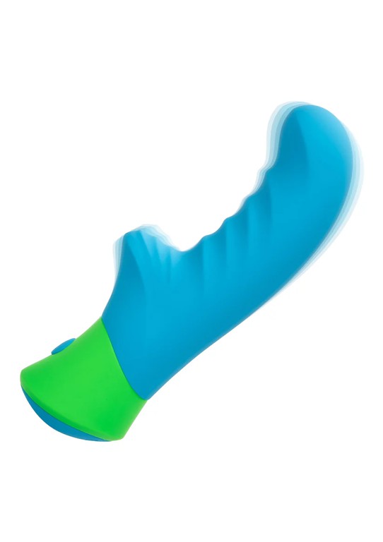 CalExotics Ridged-G Vibrator Blue