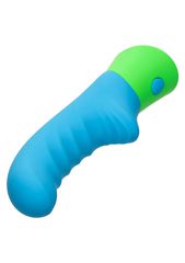 CalExotics Ridged-G Vibrator Blue-thumb-1
