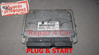 ΕΓΚΕΦΑΛΟΣ ΚΙΝΗΤΗΡΑ  SEAT IBIZA  1,2 AZQ 5WP4019605 03E906033P SIMOS 3PE TESTED  ΞΕΚΛΕΙΔΩΤΟΣ