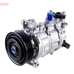 DENSO Κομπρεσέρ Air Condition 6SES14C R134a R1234yf 1.4 TFSI 2.0 TDI 2.0 TFSI B9 F5 4G 4M για AUDI A4 2015-2020 / AUDI A5 2016-2020 / AUDI A6 2014-2018 / AUDI Q7 2015-2020 DCP02106 OE 4M0816803 / 4M08