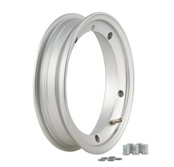 Ζάντα για vespa tubeless αλουμινίου SIP 2.10 - 10 ασημί ματ