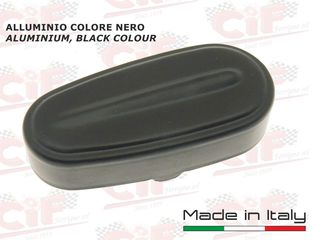 Καπάκι ψαλιδιού αλουμινίου (μαύρο) για Vespa smallframe 50-125-ET3-PRIMAVERA-PK50