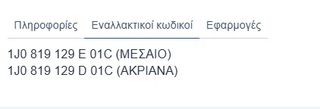 ΚΟΥΜΠΙ ΚΑΛΟΡΙΦΕΡ VW GOLF '98-'06/ BORA '98-'05/ PASSAT '01-'05 (3ΤΕΜ) Κωδικός: 4104287101-thumb-2