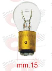 Λάμπα πορείας - στοπ BAY 15d 6V-15/3W για Vespa 60s, Lambretta Series 3