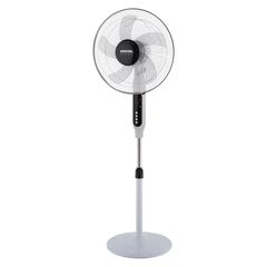 Crystal Home 17923 Air Comfort Control 40 Ανεμιστήρας Ορθοστάτης 50W Διαμέτρου 40cm με Τηλεχειριστήριο White/Black