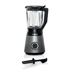 Bosch MMB6172S Serie 4 Μπλέντερ με Γυάλινη Κανάτα 1.5 lt 1200W Ασημί