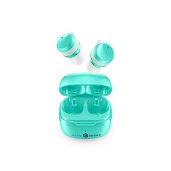 Cellular Line BTMSTWSFLOWG Music Sound Flow In-ear Bluetooth Handsfree Ακουστικά με Θήκη Φόρτισης Πράσινα