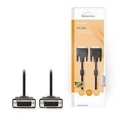 Nedis 233-1026 Cable DVI-D male - DVI-D male 2m Μαύρο (CCGB32000BK20)