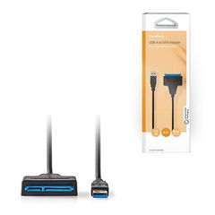 Nedis 233-2458 Καλώδιο - αντάπτορας USB 3.2 Gen 1x1 Type Α αρσ.-SATA 22-pin, για τη σύνδεση σκληρών δίσκων HDD / SSD 2.5", 0.30m