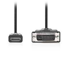 Nedis 233-2574 Cable DVI-D male - HDMI male 2m Μαύρο (CCGL34800BK20)