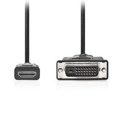 Nedis 233-2681 Cable DVI-D male - HDMI male 3m Μαύρο (CCGL34800BK30)