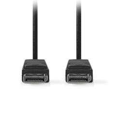 Nedis 233-2579 Cable DisplayPort male - DisplayPort male 3m Μαύρο (CCGL37010BK30)