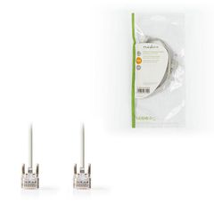 Nedis 233-1821 U/UTP Cat.5e Καλώδιο Δικτύου Ethernet 0.5m Γκρι