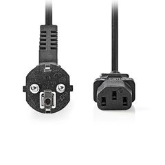 Nedis 233-2604 Καλώδιο Schuko - Schuko 2m CEGL10000BK20 1τμχ