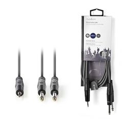 Nedis 233-1212 Cable 2x 6.3mm male - 3.5mm male 1.5m (COTH23200GY15)