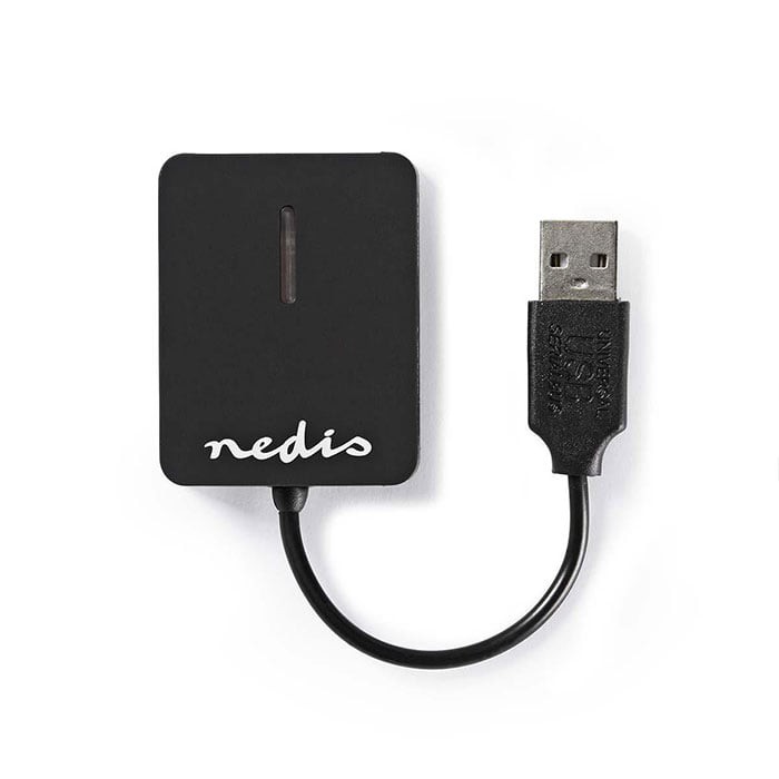 Nedis 233-1892 Card Reader USB 2.0 για SD/microSD/MemoryStick