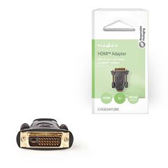 Nedis 233-2447 Μετατροπέας DVI-D male σε HDMI female 1τμχ CVGB34912BK