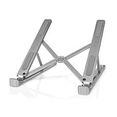 Nedis 233-2212 Βάση Στήριξης για Laptop έως 17" Ασημί (NBSTND100SI)