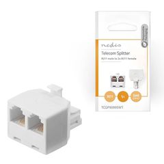 Nedis 233-0403 Splitter TCGP90995WT Λευκό