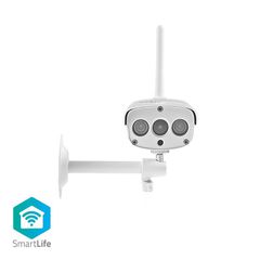 Nedis 233-1970 IP Κάμερα Παρακολούθησης Wi-Fi Full HD 1080p Αδιάβροχη με Φακό 2.8mm WIFICO030CWT