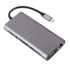 Μετατροπέας 11in1 RJ45 USBx4 VGA HDMIPD SD TF Audio-thumb-2