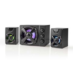 Nedis 233-2391 Ηχεία Υπολογιστή 2.1 με Ισχύ 11W Μαύρα GSPR31021BK