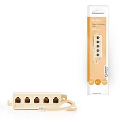 Nedis 233-2770 Τηλεφωνικό splitter RJ11 1:5, με καλώδιο 0.20m.