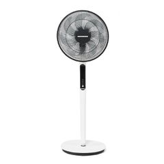 Heinner HMSF-9BK 19W 9 Ταχυτήτων Ανεμιστήρας Δαπέδου με Smart Fan και Αθόρυβη Λειτουργία Μαύρο/Λευκό