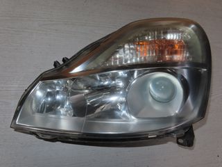 Renault Modus Facelift '08 - '13 Φανάρι Εμπρός Αριστερό Με Φακό