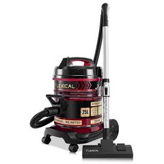 Lexical LVC-4002-4 Ηλεκτρική Σκούπα Υγρών Στερεών 2200W 25L Κόκκινο