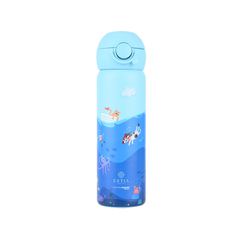 Estia 01-33101 Wonder Bottle Save the Aegean Παιδικό Παγούρι Θερμός Ανοξείδωτο με Καλαμάκι Non Spill Ocean Play 500ml