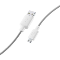 CELLULAR LINE 241338 USB Καλώδιο Συγχρονισμού και Φόρτισης Lightning για Apple (1m) Λευκό