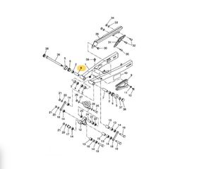 Γνήσιο Κουζινέτο Ψαλιδιού Yamaha XT660X/R (Bush 1) 5VK-22123-00-00