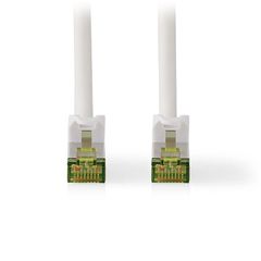NEDIS 233-2862 S/FTP Cat.7 Καλώδιο Δικτύου Ethernet 1m Λευκό 7τμχ