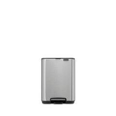 Brabantia 1010141 Κάδος Απορριμμάτων Bo Pedal 4L, Matt Steel Fingerprint Proof