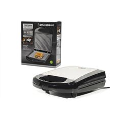 DICTRO LUX Τοστιέρα για 4 Τοστ Grill 1200W Μαύρη-Inox (060227)