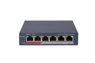 Hikvision DS-3E1106P-EI Switch PoE 4X PoE 10/100, 60W, Managed, VLAN