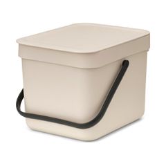 Brabantia 1010467 Κάδος απορριμμάτων Sort 6L, Soft Beige