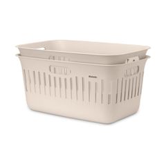 Brabantia 1010498 Σετ Καλάθι Απλύτων 2 τμχ. Collect-It 40L, Soft Beige