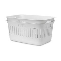 Brabantia 1010499 Σετ Καλάθι Απλύτων 2 τμχ. Collect-It 40L, White