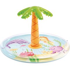 Intex Παιδική Πισίνα PVC Φουσκωτή Palm Tree Spray Pool (56433)