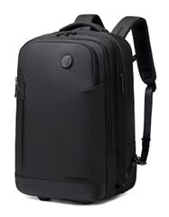 ARCTIC HUNTER τσάντα ταξιδίου LG00861 με θήκη laptop 15.6", τροχήλατη, 42L/54L, μαύρη