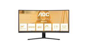 AOC CU34B3E Οθόνη VA Curved 34" 3440x1440 120Hz