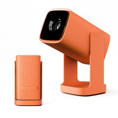 WANBO CUBE 1 PROJECTOR, CANYON ORANGE, ANDROID TV 11, 200 ISO LUMEN, 720P, WPF14