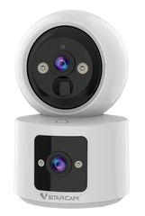 VSTARCAM smart κάμερα CB90DR, 2MP, dual lens, WiFi, PTZ, SD, 5200mAh backup battery
