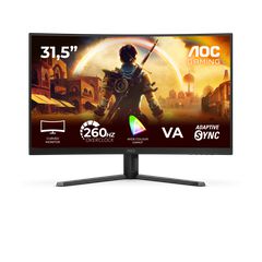AOC C32G42ZE 31.5" Gaming Monitor Curved 260Hz 0.3ms VA Full HD