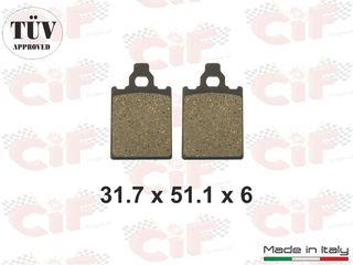 Τακάκια δισκόφρενου (εμπρός) Cif για Vespa PX125-200 - FD - LML