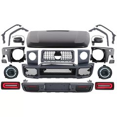 Set metatropís amaxómatos (Body Kit) styl G63 (montélo 2018) gia Mercedes G-Class W463 (2008-2017) – Styl B (B-Look)